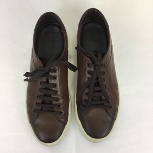 bruno magli westy leather sneaker